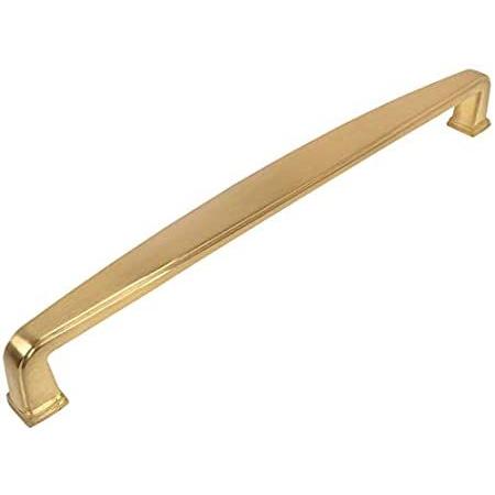 Cosmas 4392-192BB つや消し真鍮 モダン キャビネット 金具 ハンドル プル 10個パック 穴の中心 7-1/2インチ (192mm)