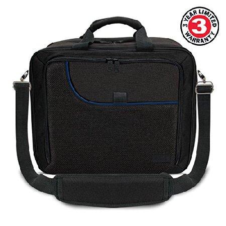 USA GEAR Console Carrying Case - PS4 Case Compatible with Playstation 4 Slim, PS4 Pro, and PS3 - Customizable Interior Stores PS4 Games, PS4 Controlle｜pennylane2022｜04