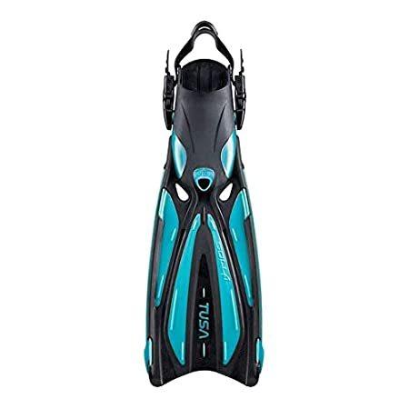 TUSA SF-22 Solla Open Heel Scuba Diving Fins, Small, Ocean Green