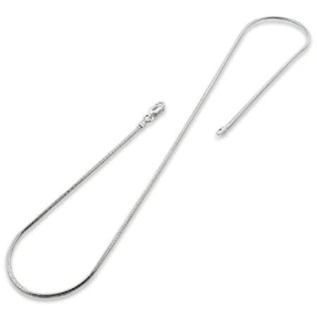 925スターリングシルバーイタリア1.2 MM MagicスネークチェーンネックレスStrong and durable-lobster Claw c