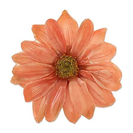 Novica 22 KゴールドメッキナチュラルAsterブローチ' Let It Bloom in Peach '
