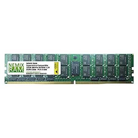 Supermicro MEM-DR432L-CL03-ER26 32GB DDR4 2666 RDIMM サーバーメモリー RAM