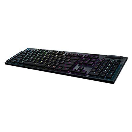 Logitech G915 LIGHTSPEED RGB Mechanical Gaming Keyboard， Low Profile GL Tac