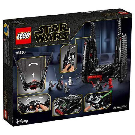 LEGO Star Wars: The Rise of Skywalker Kylo Ren’s Shuttle 75256 Star Wars Shuttle Action Figure Building Kit (1，005 Pieces)_3