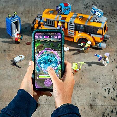 LEGO Hidden Side Paranormal Intercept Bus 3000 70423 Augmented Reality (AR) Building Kit with Toy Bus， Toy App Allows for Endless Creative Play with G