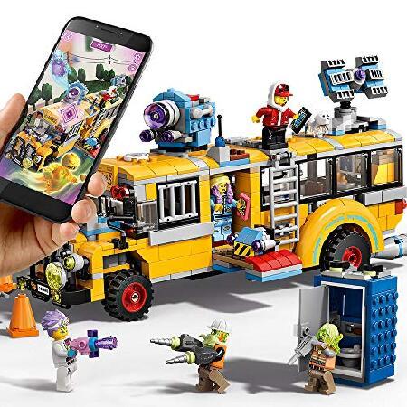 LEGO Hidden Side Paranormal Intercept Bus 3000 70423 Augmented Reality (AR) Building Kit with Toy Bus， Toy App Allows for Endless Creative Play with G