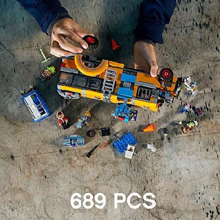LEGO Hidden Side Paranormal Intercept Bus 3000 70423 Augmented Reality (AR) Building Kit with Toy Bus， Toy App Allows for Endless Creative Play with G
