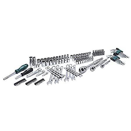 SATA 151-Piece SAE and Metric Mechanic’s Tool Set, 1/4-, 3/8- and 1/2-Inch