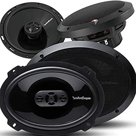 Rockford Fosgate Punch P1694 6インチ X 9インチ 300W 4ウェイ + P1650 6.5インチ 220W 2ウェイ