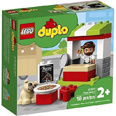 LEGO DUPLO Town Pizza Stand 10927 Pretend Play Pizza Set for Toddlers， Learning Toy for Kids Ages 2 and Over， New 2020 (18 Pieces)_3