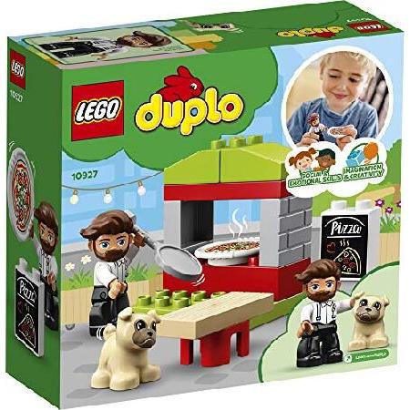 LEGO DUPLO Town Pizza Stand 10927 Pretend Play Pizza Set for Toddlers， Learning Toy for Kids Ages 2 and Over， New 2020 (18 Pieces)_4