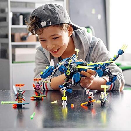 LEGO NINJAGO Jay’s Cyber Dragon 71711 Ninja Action Toy Building Kit， New 2020 (518 Pieces)