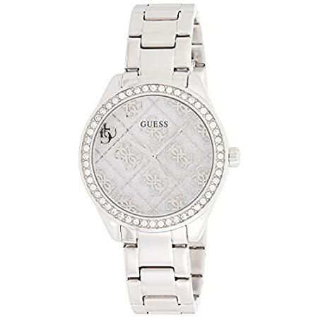 Guess 36.5mm ロゴダイヤルウォッチ ONE シルバートーン