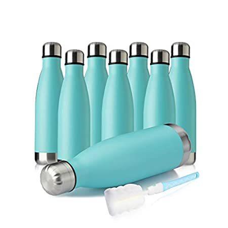 高評価お得 MEWAY 17oz Sport Water Bottle 8 pack Vacuum Insulated Stainless Steel Sport