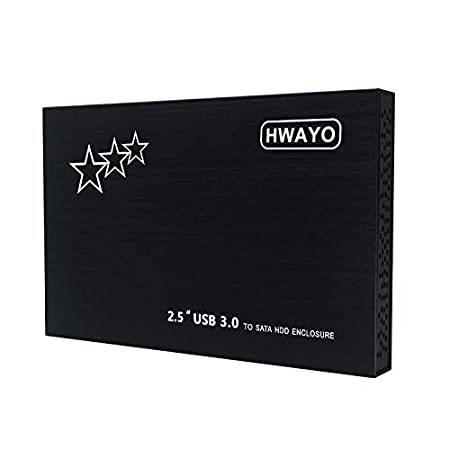 HWAYO 160GB 外付けハードドライブ ポータブル 2.5インチ ウルトラスリム HDD ストレージ USB 3.0 PC、ノートパソコン、Ma
