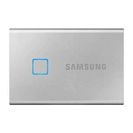SAMSUNG T7 タッチポータブルSSD 2TB - 最大1050MB/s - USB 3.2外付けソリッドステートドライブ シルバー (MU-P