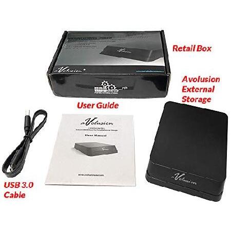 Avolusion Mini HDDGear Pro 4TB USB 3.0 Portable PS4 External Gaming Hard Drive (PS4 Pre-Formatted) HD250U3-X1-PRO-4TB-PS - 2 Year 　｜pennylane2022｜04