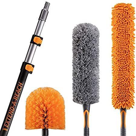 20 Foot High Reach Duster Kit with 5-12 ft Extension Pole    High Ceiling D