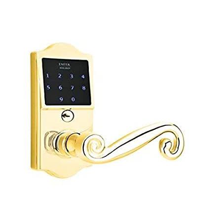 Emtek　American　Heritage　Rustic　Keypad　Lever　EMTouch　Leverset　Available