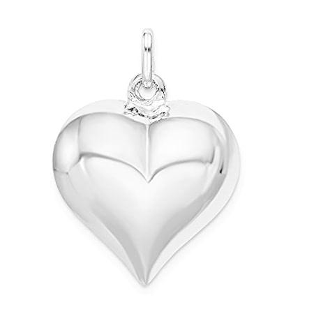 Ryan Jonathan Fine Jewelry Sterling Silver Puffed Heart Pendant