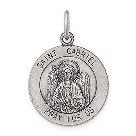 Ryan Jonathan Fine Jewelry Sterling Silver Antiqued Saint Gabriel Medal Pen