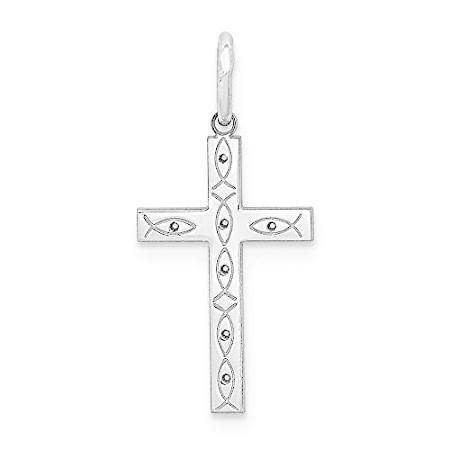 Ryan Jonathan Fine Jewelry Sterling Silver Designed Cross Pendant