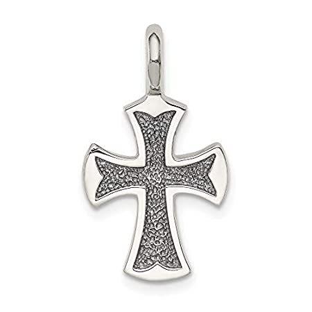 Ryan Jonathan Fine Jewelry Sterling Silver Antiqued Cross Pendant