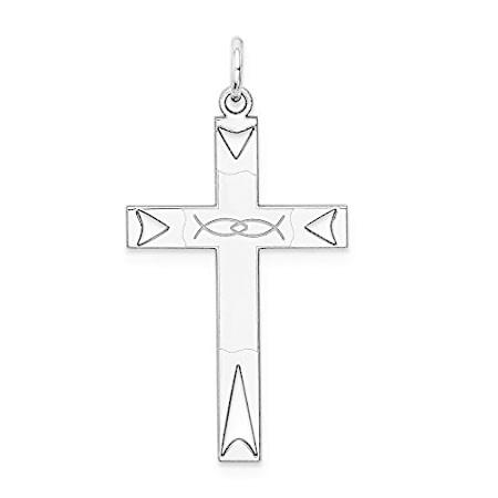 お取引 Ryan Jonathan Fine Jewelry Sterling Silver Designed Cross Pendant