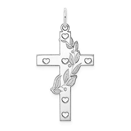大手通販 Ryan Jonathan Fine Jewelry Sterling Silver Designed Cross Pendant