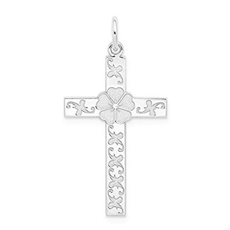 Ryan Jonathan Fine Jewelry Sterling Silver Designed Cross Pendant