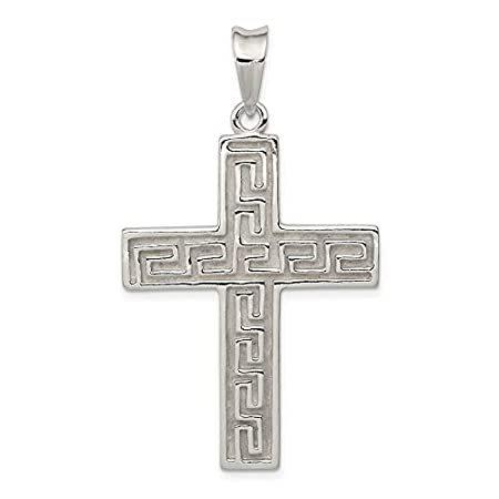 Ryan Jonathan Fine Jewelry Sterling Silver and Textured Cross Pendant