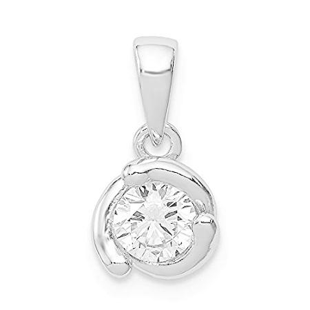 Ryan Jonathan Fine Jewelry Sterling Silver with Cubic Zirconia Pendant