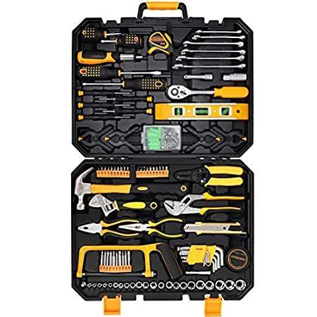 COMOWARE 168 Piece Tool Set- General Household Hand Tool Kit, Socket Wrench