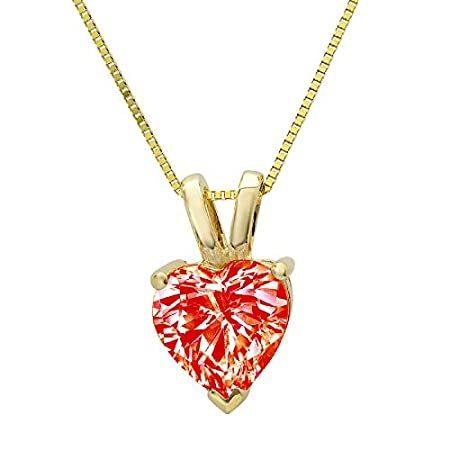 0.45ct Brilliant Heart Cut unique Fine jewelry Fancy Red Simulated diamond