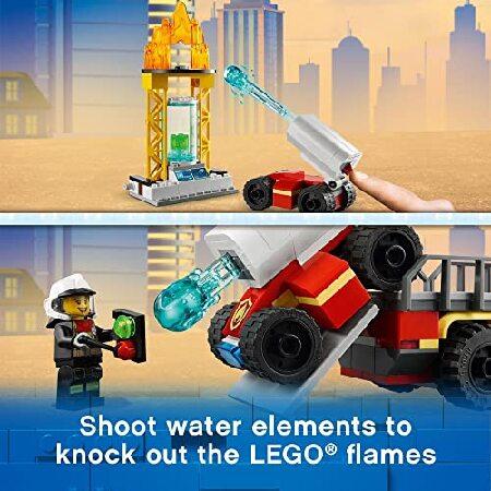 LEGO City Fire Command Unit 60282 Building Kit; Fun Firefighter Toy Building Set for Kids， New 2021 (380 Pieces)_3