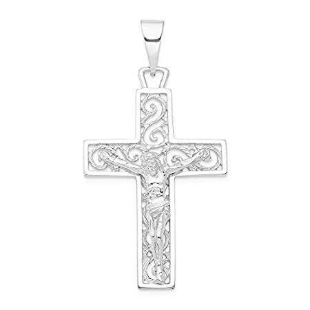 通信セールサイト 14k White Gold Crucifix Pendant achats.akdital.ma