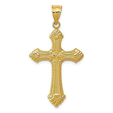 14k Yellow Gold Cross Pendant