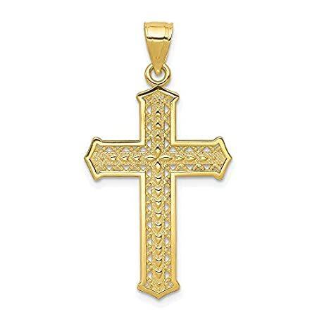 10k Yellow Gold Cross Pendant