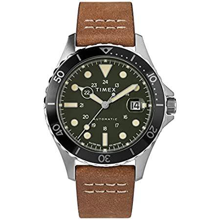 Timex Navi XL 41mm Automatic Green Brown