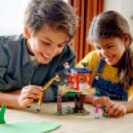 LEGO Creator 3in1 Safari Wildlife Tree House 31116 Building Kit Featuring a House Toy， Biplane Toy and Catamaran Toy; Best Building Sets for Kids Who_2