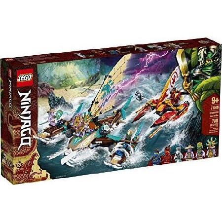 LEGO NINJAGO Catamaran Sea Battle 71748 Building Kit; Ninja Playset Featuring Catamaran Toys and NINJAGO Kai， Jay and Zane; Best Gift for Kids Who Lov_4