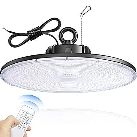 200W　LED　High　Remote　Light,　Shop　BBESTLED　Bay　UFO　LED　Dimming　Light　0-10V