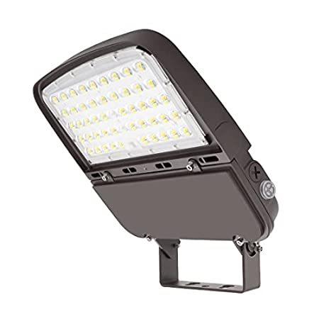 Xbuyee 200W LED Parking Lot Light with Photocell, Dimmable LED Shoebox Area