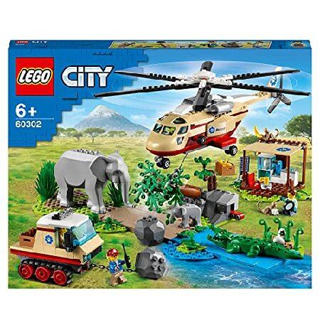 レゴ(LEGO) シティ 出動！どうぶつレスキュー 60302 おもちゃ ブロック プレゼント 乗り物 のりもの 動物 どうぶつ 男の子 女の子 6歳以上