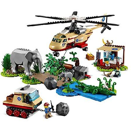 レゴ(LEGO) シティ 出動！どうぶつレスキュー 60302 おもちゃ ブロック プレゼント 乗り物 のりもの 動物 どうぶつ 男の子 女の子 6歳以上