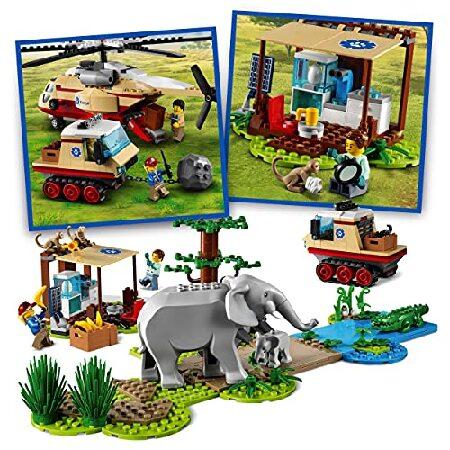 レゴ(LEGO) シティ 出動！どうぶつレスキュー 60302 おもちゃ ブロック プレゼント 乗り物 のりもの 動物 どうぶつ 男の子 女の子 6歳以上