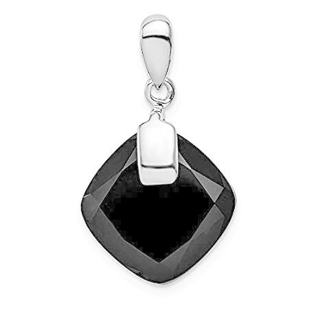 Ryan Jonathan Fine Jewelry Sterling Silver Black Agate Pendant