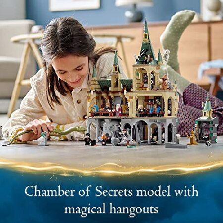 LEGO Harry Potter Hogwarts Chamber of Secrets 76389 Castle Toy with The Great Hall， 20th Anniversary Model Set with Collectible Golden Voldemort Minif_1
