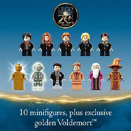 LEGO Harry Potter Hogwarts Chamber of Secrets 76389 Castle Toy with The Great Hall， 20th Anniversary Model Set with Collectible Golden Voldemort Minif_4