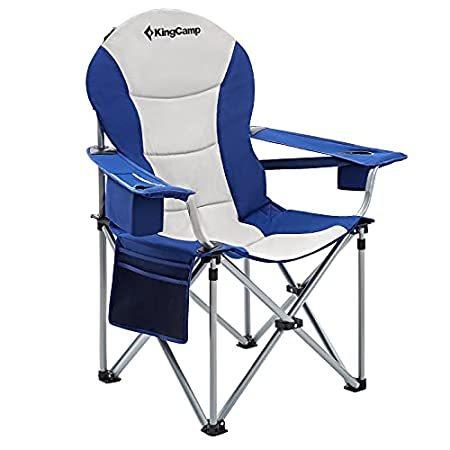 有名ブランド KingCamp Campi Folding Padded Bag Cooler with Chairs Camping Support Lumbar アウトドアチェア